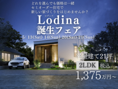 【郡山中央店】セミオーダー住宅「Lodina」誕生フェア！のメイン画像