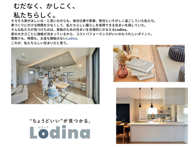 ◆定額制住宅　Lodina（ロディナ）◆選べる楽しさ　安心の定額制住宅　相談会　のメイン画像