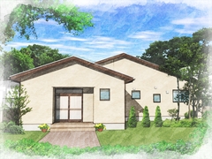 【岡山市中区祇園】『毎日つづく、住みごこち』家族があつまる平屋の家　完成見学会のメイン画像