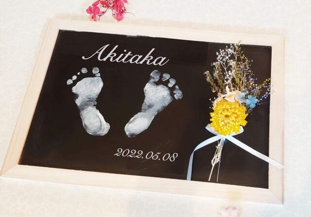 岡山南展示場　手形足形アートのメイン画像