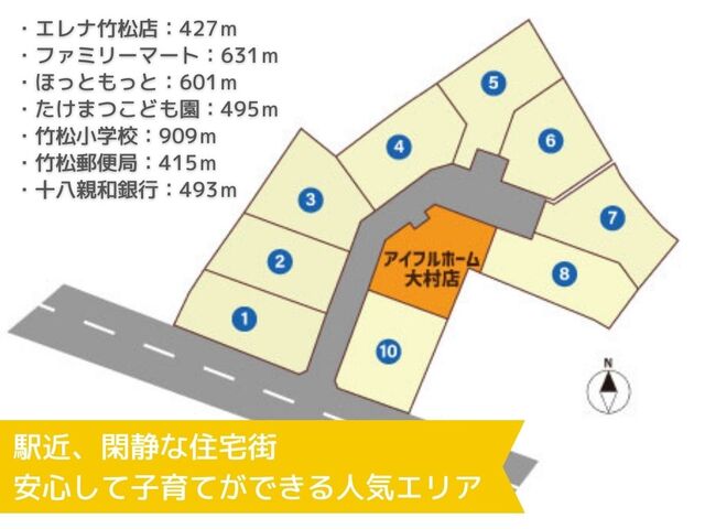 大村市【新規分譲 限定５区画】土地販売会のメイン画像