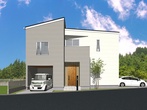 【高松市多肥上町】無彩色カラーの、スタイリッシュなZEH住宅のメイン画像