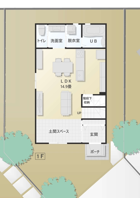 コムハウスの購入できるモデルハウス見学会開催中！ 熊本市東区桜木２丁目の間取り画像