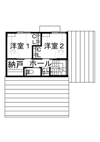 三条市帯織｜平屋のように暮らす、1階完結型の家「新築完成見学会」開催の間取り画像