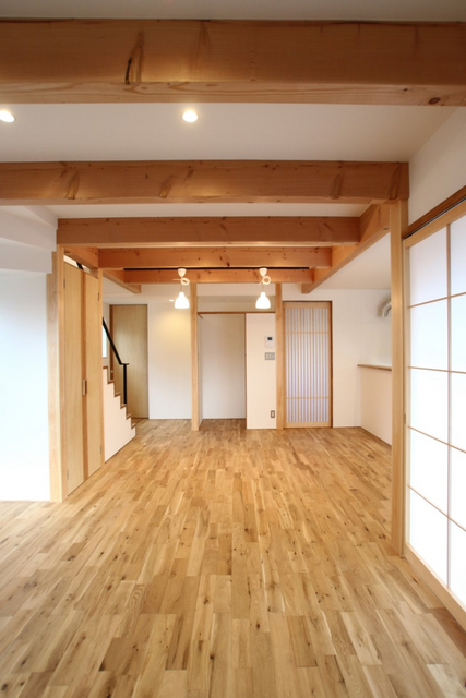 【岡山市中区国富】木と緑を感じられる家（お客様の家完成見学会）のメイン画像