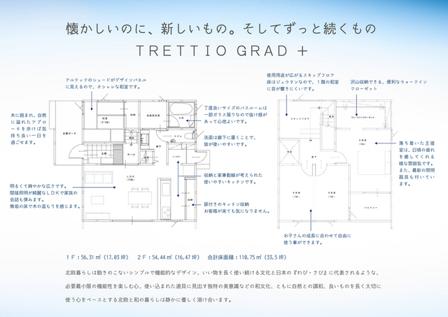 TRETTIO GRAD　松原モデルハウス常時内覧可能ですの間取り画像