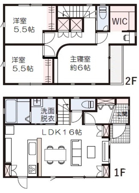 オープンハウス★中区高屋◆思わず収納したくなる家の間取り画像