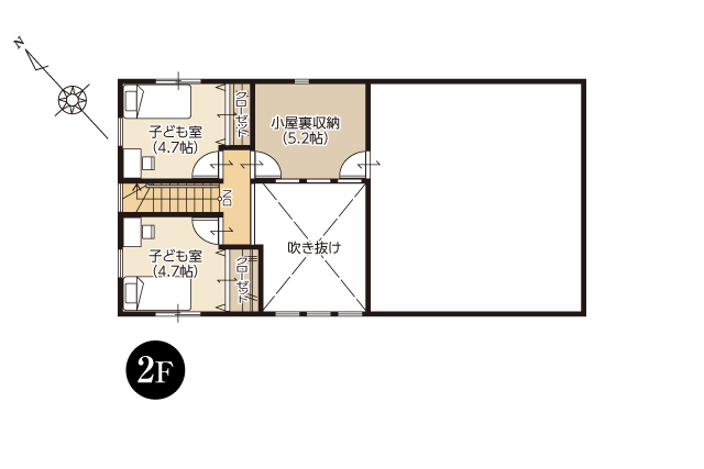 鳥取市円護寺 新モデルハウスの間取り画像