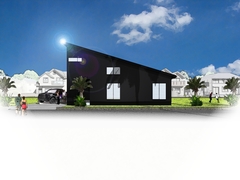 【完全予約制】ブラックに統一された外観が美しい平屋風２階建て住宅完成見学会のメイン画像